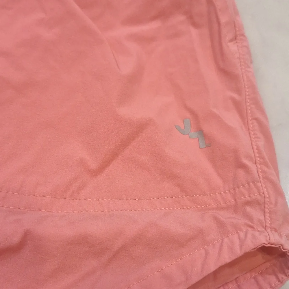 JoyLab Vibrant Coral High Waisted Athletic Shorts Sz XL Inseam 2